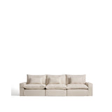 5-Sitzer-Modularsofa Anarela mit abnehmbarem Bezug aus Leinen und Viskose, 370 cm, FSC Mix Credit von Kave Home – Bild 1