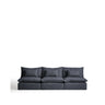 5-Sitzer-Modularsofa Anarela mit abnehmbarem Bezug aus Leinen und Viskose in Dunkelgrau, 330 cm, FSC Mix Credit von Kave Home – Bild 1