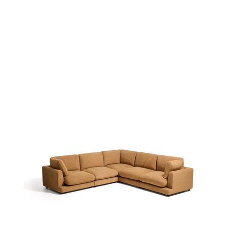 6-Sitzer-Ecksofa Gala aus senfgelbem Microbouclé, FSC Mix Credit, 300 x 300 cm von Kave Home – Bild 3