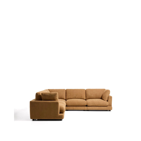 6-Sitzer-Ecksofa Gala aus senfgelbem Microbouclé, FSC Mix Credit, 300 x 300 cm von Kave Home – Bild 4