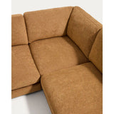 6-Sitzer-Ecksofa Gala aus senfgelbem Microbouclé, FSC Mix Credit, 300 x 300 cm von Kave Home – Bild 5