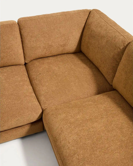 6-Sitzer-Ecksofa Gala aus senfgelbem Microbouclé, FSC Mix Credit, 300 x 300 cm von Kave Home – Bild 5
