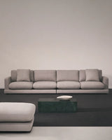 6-Sitzer-Sofa Gala aus grauem Micro-Bouclé FSC Mix Credit 390 cm von Kave Home – Produktbild 2