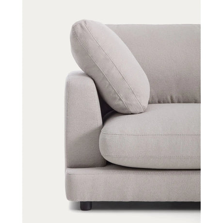 6-Sitzer-Sofa Gala aus grauem Micro-Bouclé FSC Mix Credit 390 cm von Kave Home – Produktbild 6