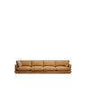 6-Sitzer-Sofa Gala aus senfgelbem Microbouclé, FSC Mix Credit, 390 cm von Kave Home – Bild 1