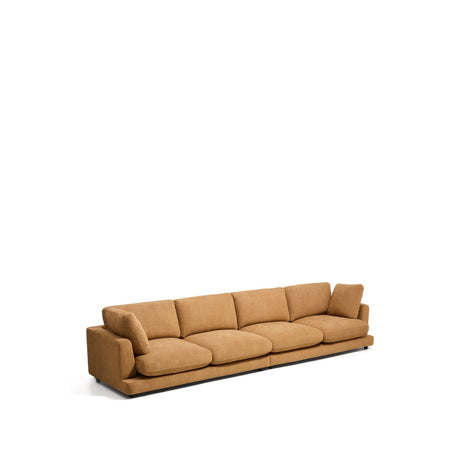 6-Sitzer-Sofa Gala aus senfgelbem Microbouclé, FSC Mix Credit, 390 cm von Kave Home – Bild 3
