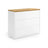 Abilen Kommode mit 3 Schubladen aus Eichenfurnier 90 x 75 cm von Kave Home – Bild 1