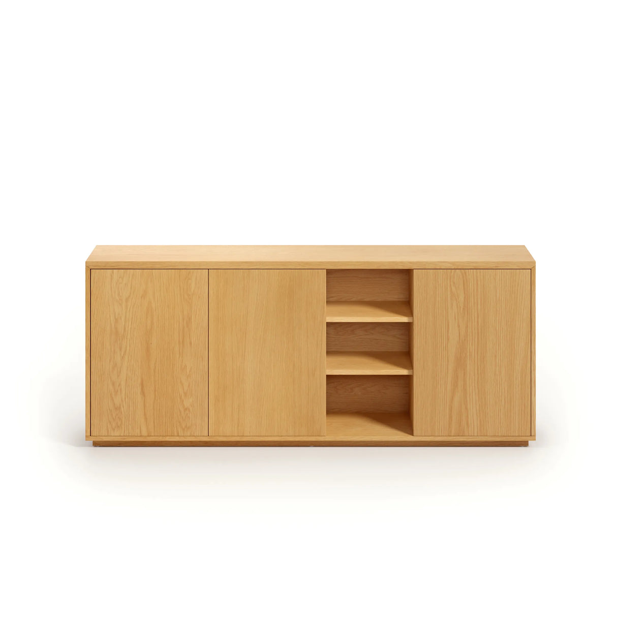 Abilen Sideboard 3 Türen Eichenfurnier 180 x 75 cm FSC 100% von Kave Home – Produktbild 5