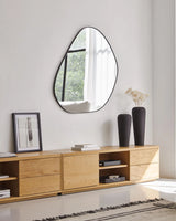 Abilen TV-Schrank 1 Türe und 2 Schubladen aus Eichenfurnier 150 x 44 cm FSC 100% von Kave Home – Produktbild 4
