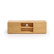 Abilen TV-Schrank 1 Türe und 2 Schubladen aus Eichenfurnier 150 x 44 cm FSC 100% von Kave Home – Produktbild 5
