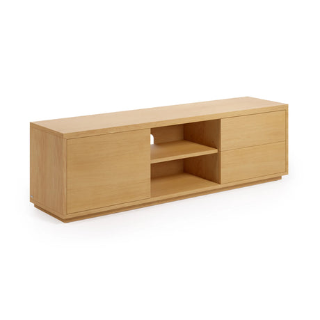 Abilen TV-Schrank 1 Türe und 2 Schubladen aus Eichenfurnier 150 x 44 cm FSC 100% von Kave Home – Produktbild 8