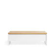 Abilen höhenverstellbarer Couchtisch aus Eichenfurnier 110 x 60 cm FSC 100% von Kave Home – Bild 1