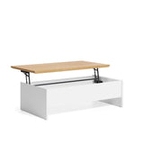 Abilen höhenverstellbarer Couchtisch aus Eichenfurnier 110 x 60 cm FSC 100% von Kave Home – Bild 5