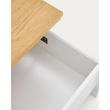 Abilen höhenverstellbarer Couchtisch aus Eichenfurnier 110 x 60 cm FSC 100% von Kave Home – Bild 7