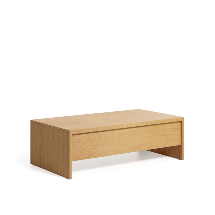 Abilen höhenverstellbarer Couchtisch aus Eichenfurnier 110 x 60 cm FSC 100% von Kave Home – Bild 4