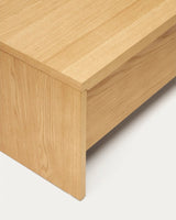 Abilen höhenverstellbarer Couchtisch aus Eichenfurnier 110 x 60 cm FSC 100% von Kave Home – Bild 6
