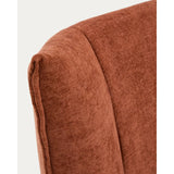 Abziehbares Bett Arvian aus terrakottafarbener Chenille mit Klappbettkasten für eine Matratze von 160 x 200 cm von Kave Home – Bild 12