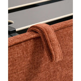 Abziehbares Bett Arvian aus terrakottafarbener Chenille mit Klappbettkasten für eine Matratze von 180 x 200 cm von Kave Home – Bild 11