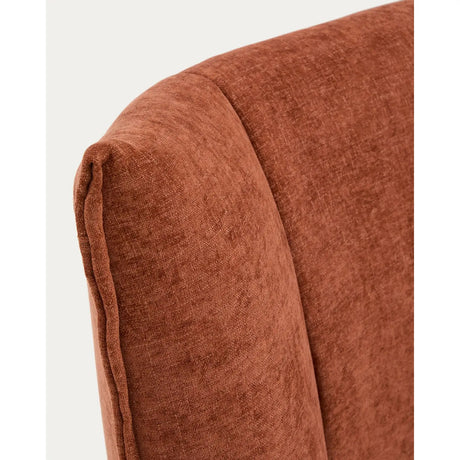 Abziehbares Bett Arvian aus terrakottafarbener Chenille mit Klappbettkasten für eine Matratze von 180 x 200 cm von Kave Home – Bild 12