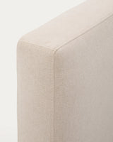 Abziehbares Bett Blok beige für eine 180 x 200 cm große Matratze FSC Mix Credit von Kave Home – Produktbild 4