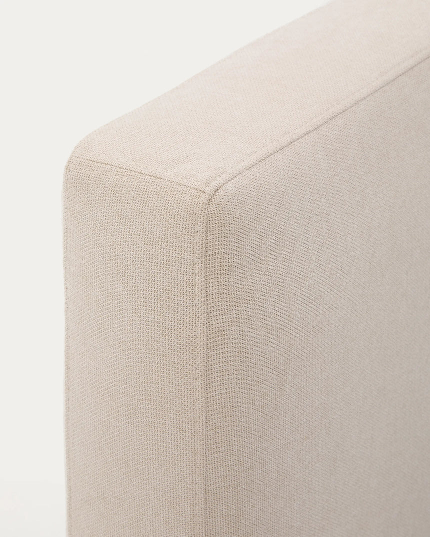 Abziehbares Bett Blok beige für eine 90 x 200 cm große Matratze FSC Mix Credit von Kave Home – Produktbild 3