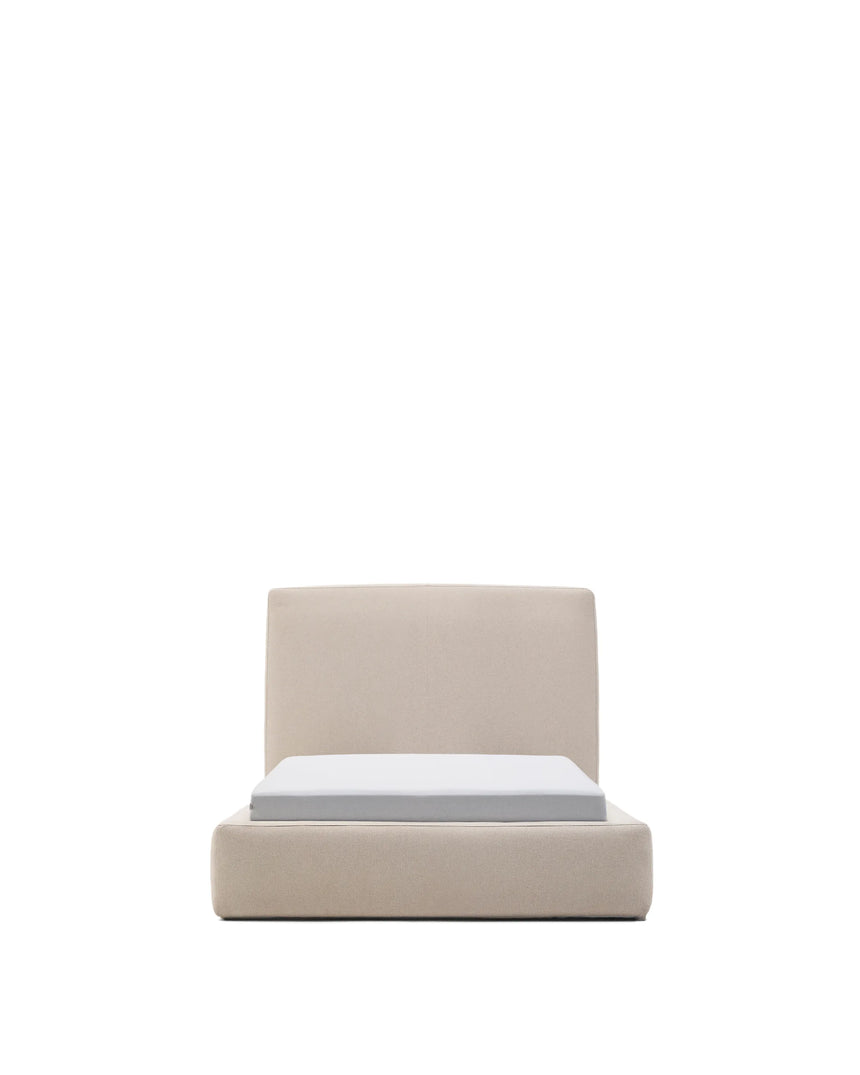 Abziehbares Bett Blok beige für eine 90 x 200 cm große Matratze FSC Mix Credit von Kave Home – Produktbild 8