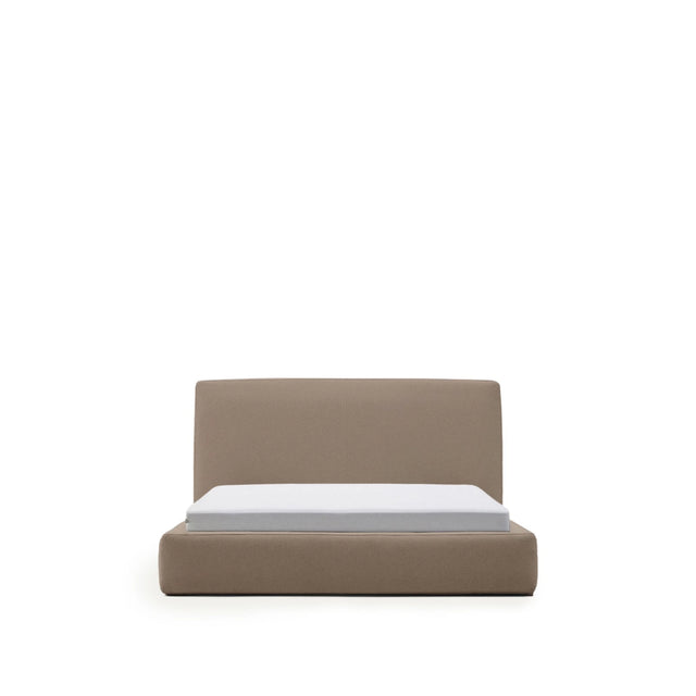 Abziehbares Bett Blok in Braun für Matratzengröße 160 x 200 cm, FSC Mix Credit von Kave Home – Bild 1