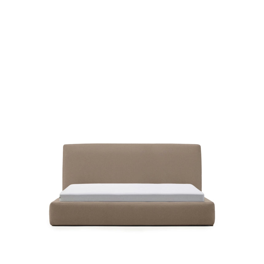 Abziehbares Bett Blok in Braun für Matratzengröße 180 x 200 cm, FSC Mix Credit von Kave Home – Bild 1