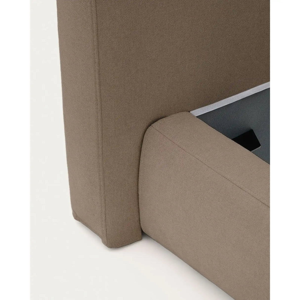 Abziehbares Bett Blok in Braun für Matratzengröße 180 x 200 cm, FSC Mix Credit von Kave Home – Bild 9