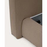 Abziehbares Bett Blok in Braun für Matratzengröße 180 x 200 cm, FSC Mix Credit von Kave Home – Bild 9