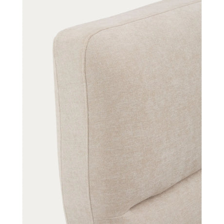 Abziehbares Bett Dafra aus beigefarbener Chenille mit Klappbettkasten für eine Matratze von 180 x 200 cm von Kave Home – Produktbild 13