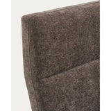 Abziehbares Bett Dafra aus dunkelbrauner Chenille mit Klappbettkasten für eine Matratze von 180 x 200 cm von Kave Home – Bild 12