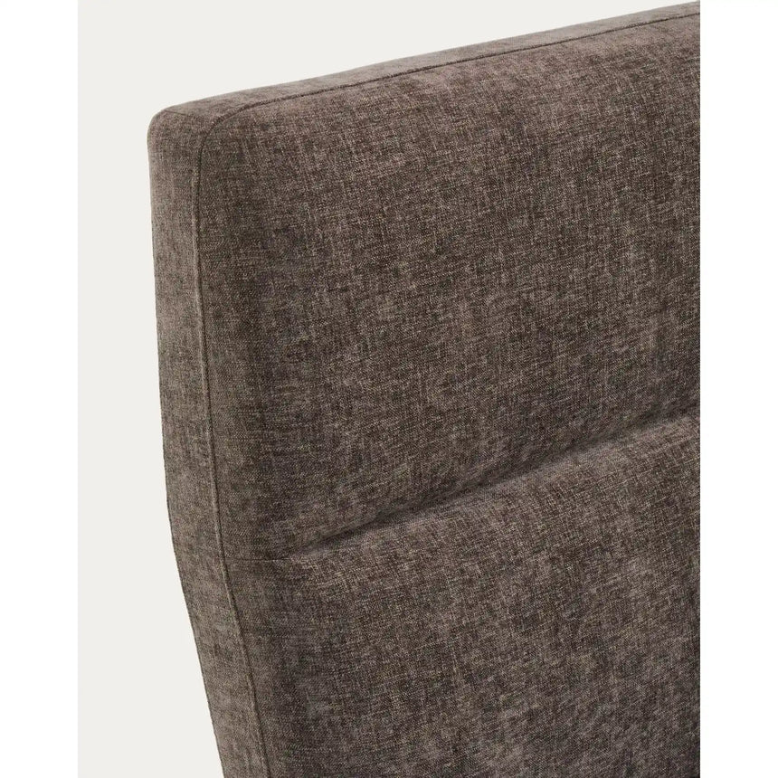 Abziehbares Bett Dafra aus dunkelbrauner Chenille mit Klappbettkasten für eine Matratze von 180 x 200 cm von Kave Home – Bild 12