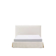 Abziehbares Bett Jaira in weißer Chenille für Matratzengröße 160 x 200 cm, FSC Mix Credit von Kave Home – Produktbild 1