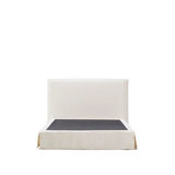 Abziehbares Bett Jaira in weißer Chenille für Matratzengröße 160 x 200 cm, FSC Mix Credit von Kave Home – Produktbild 6