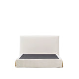 Abziehbares Bett Jaira in weißer Chenille für Matratzengröße 180 x 200 cm, FSC Mix Credit von Kave Home – Produktbild 6