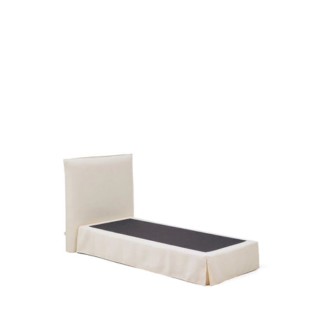 Abziehbares Bett Jaira in weißer Chenille für Matratzengröße 90 x 200 cm, FSC Mix Credit von Kave Home – Bild 4
