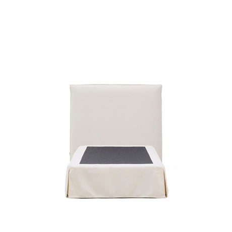 Abziehbares Bett Jaira in weißer Chenille für Matratzengröße 90 x 200 cm, FSC Mix Credit von Kave Home – Bild 6