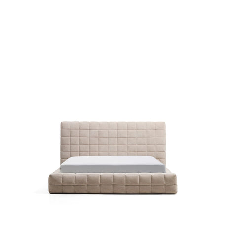 Abziehbares Bett Luiana aus beigefarbener Chenille für Matratzengröße 160 x 200 cm von Kave Home – Bild 1