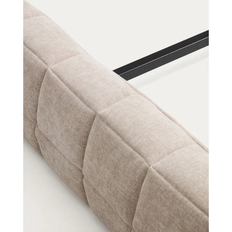 Abziehbares Bett Luiana aus beigefarbener Chenille für Matratzengröße 160 x 200 cm von Kave Home – Bild 10