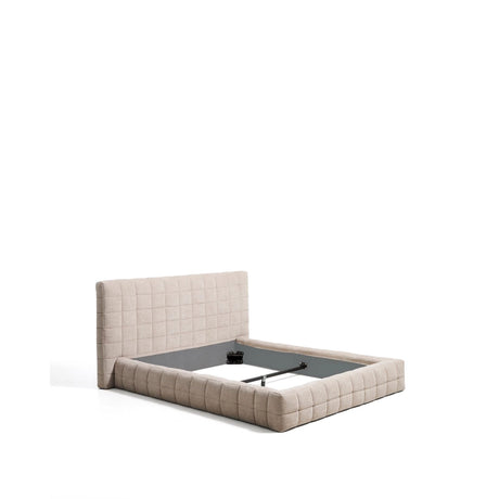 Abziehbares Bett Luiana aus beigefarbener Chenille für Matratzengröße 160 x 200 cm von Kave Home – Bild 5