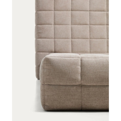 Abziehbares Bett Luiana aus beigefarbener Chenille für Matratzengröße 160 x 200 cm von Kave Home – Bild 7