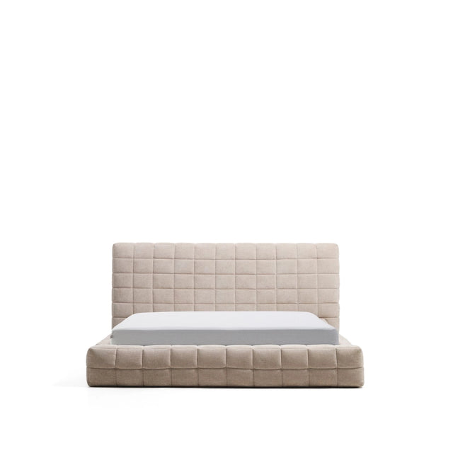 Abziehbares Bett Luiana aus beigefarbener Chenille für Matratzengröße 180 x 200 cm von Kave Home – Bild 1