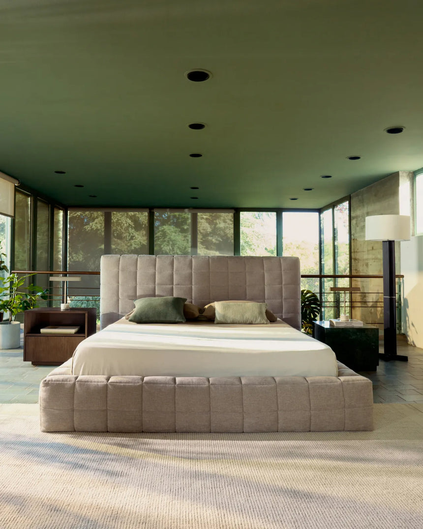 Abziehbares Bett Luiana aus beigefarbener Chenille für Matratzengröße 180 x 200 cm von Kave Home – Bild 2