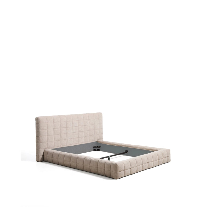 Abziehbares Bett Luiana aus beigefarbener Chenille für Matratzengröße 180 x 200 cm von Kave Home – Bild 5