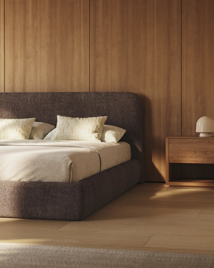 Abziehbares Bett Martina mit Lammfellimitat für Matratzengröße 160 x 200 cm, FSC Mix Credit von Kave Home – Bild 3