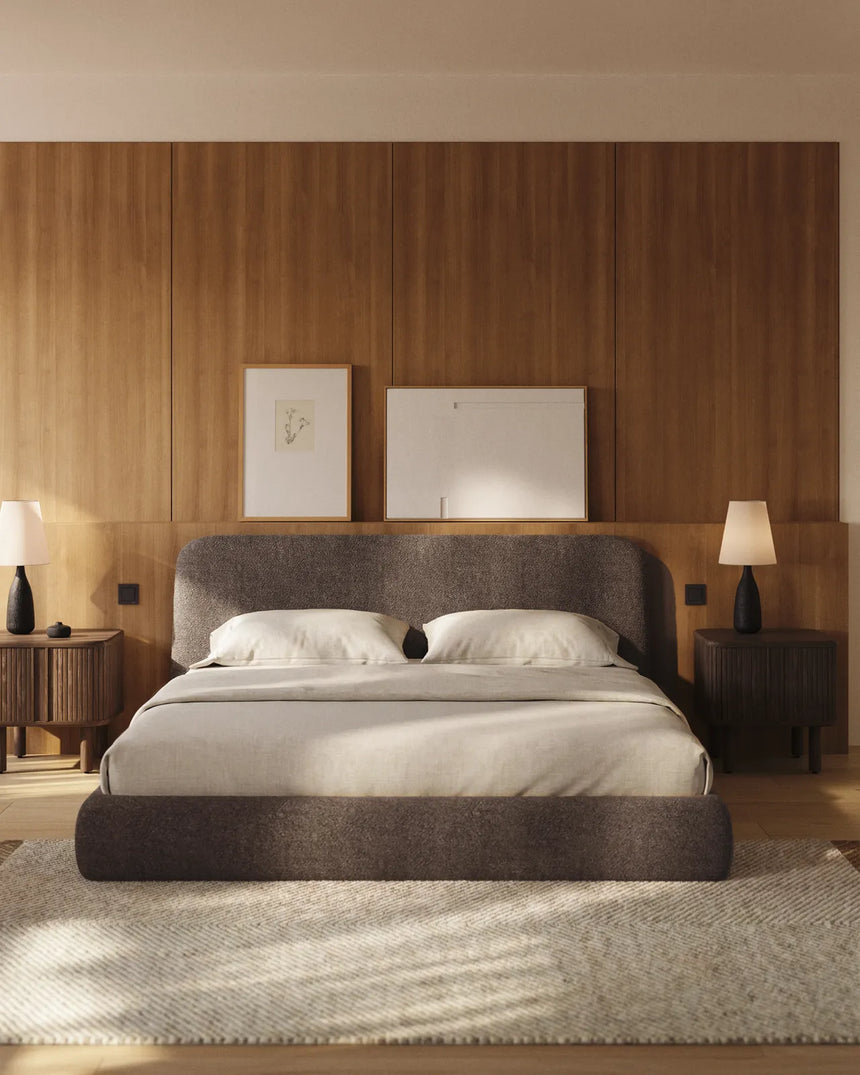 Abziehbares Bett Martina mit Lammfellimitat für Matratzengröße 180 x 200 cm, FSC Mix Credit von Kave Home – Bild 2