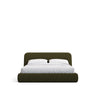 Abziehbares Bett Martina mit dunkelgrünem Lammfellimitat für Matratzengröße 180 x 200 cm, FSC Mix Credit von Kave Home – Bild 1