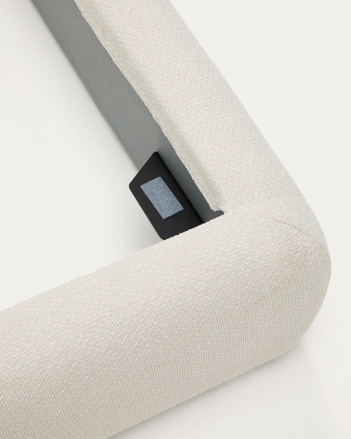 Abziehbares Bett Martina mit ecrufarbener Chenille für Matratzengröße 180 x 200 cm von Kave Home – Produktbild 11