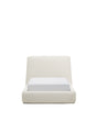 Abziehbares Bett Martina mit ecrufarbener Chenille für Matratzengröße 90 x 200 cm von Kave Home – Produktbild 1